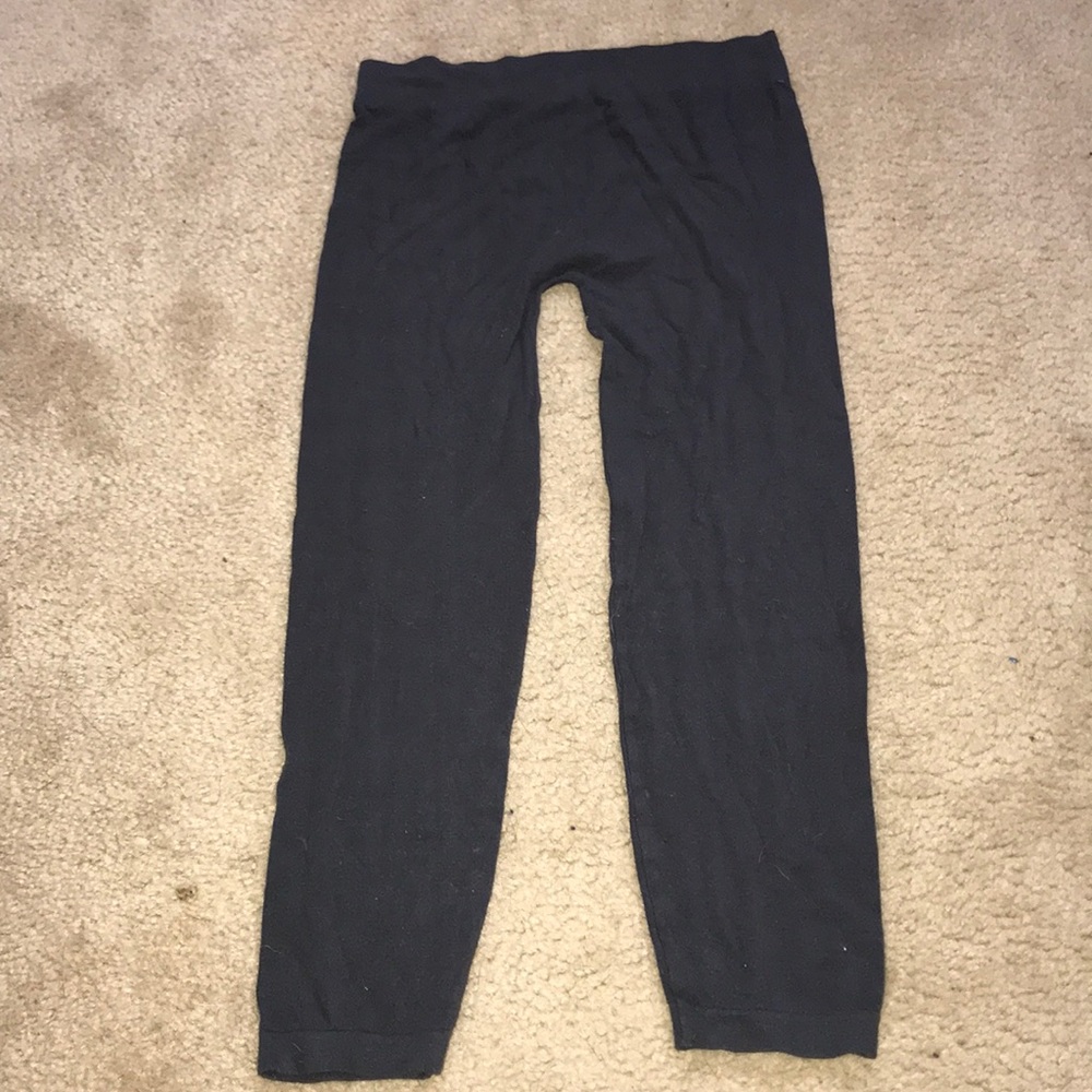Dark Grey Capri Leggings